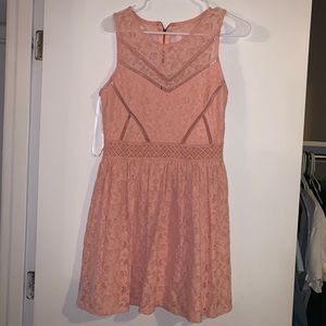 Pink Lacey dress